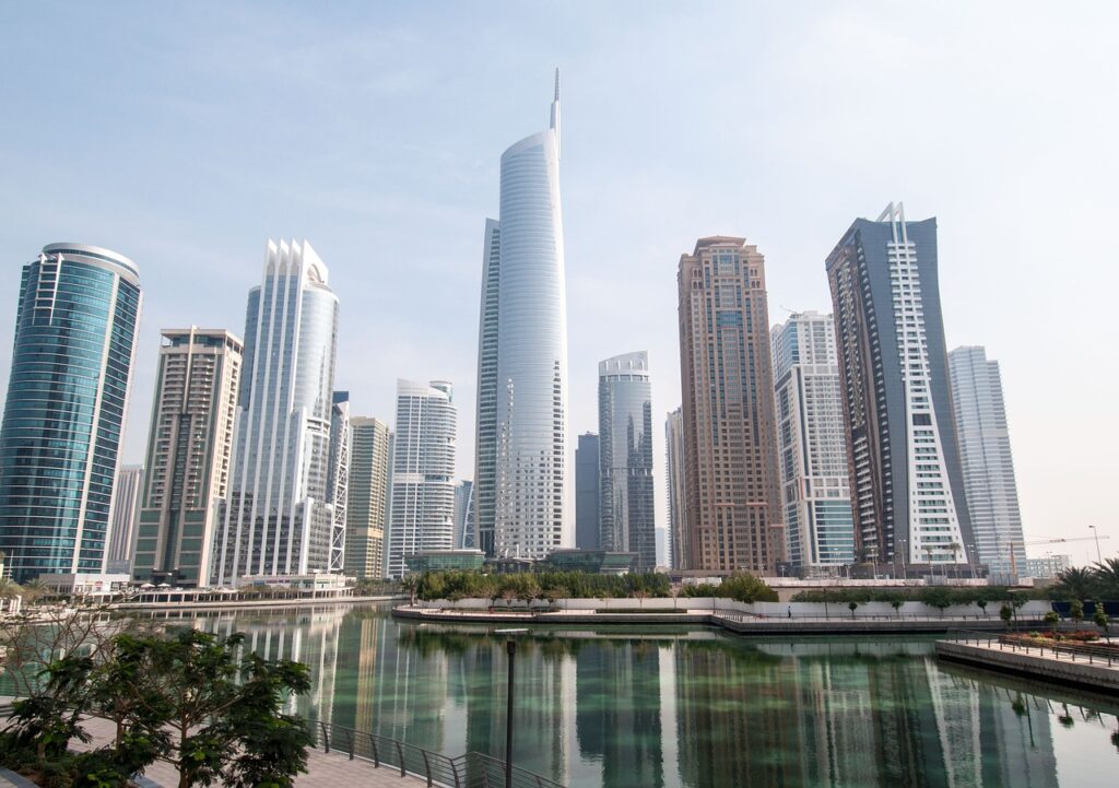 dubai, skyscraper, skyscrapers