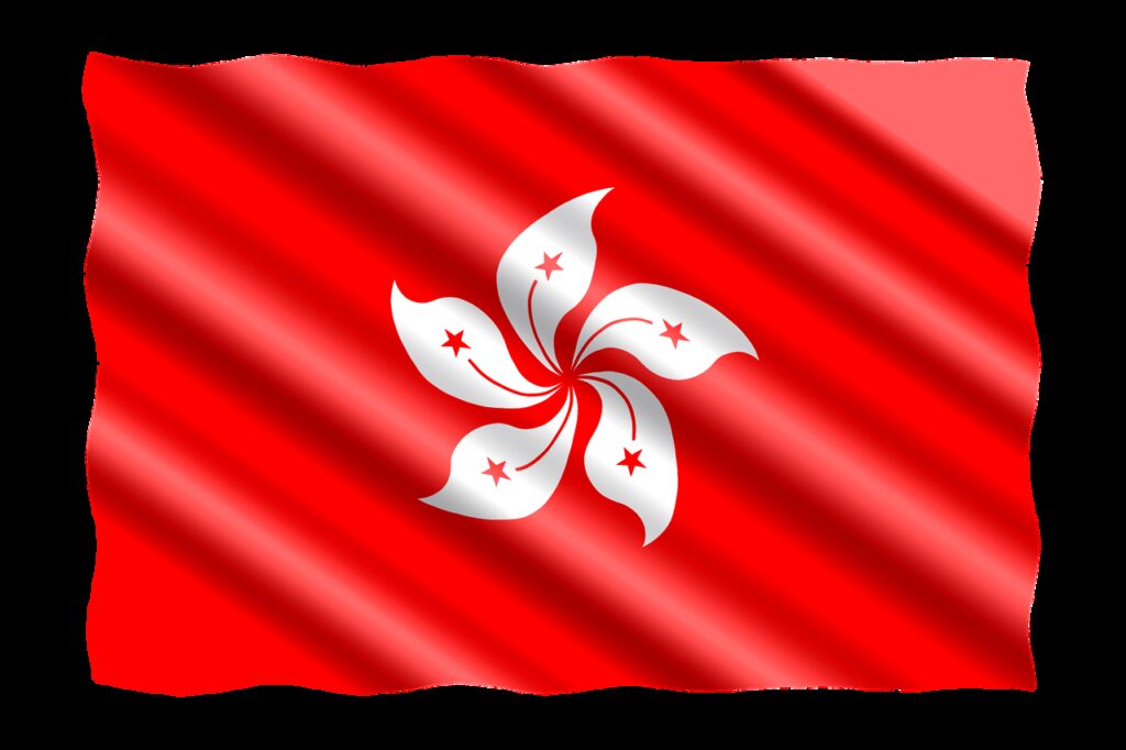 banner, flag, hong kong