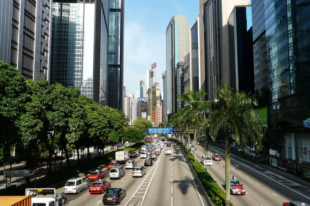 hong-kong, traffic, asia