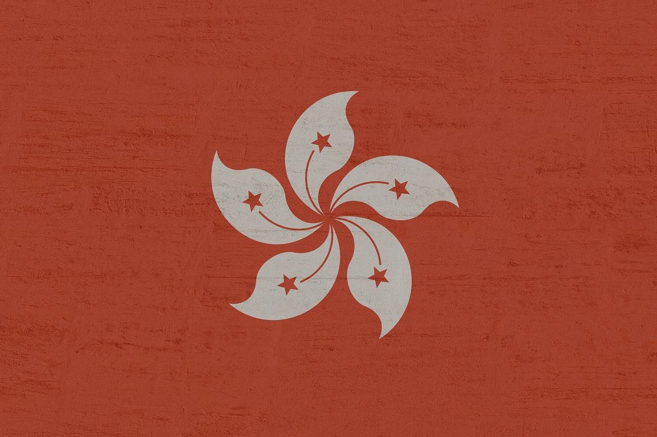 hong kong flag, banner, flag