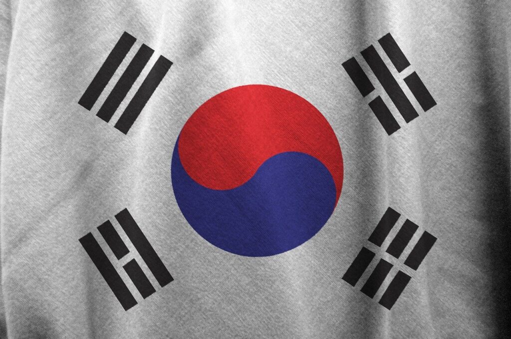 south korea, flag, korea