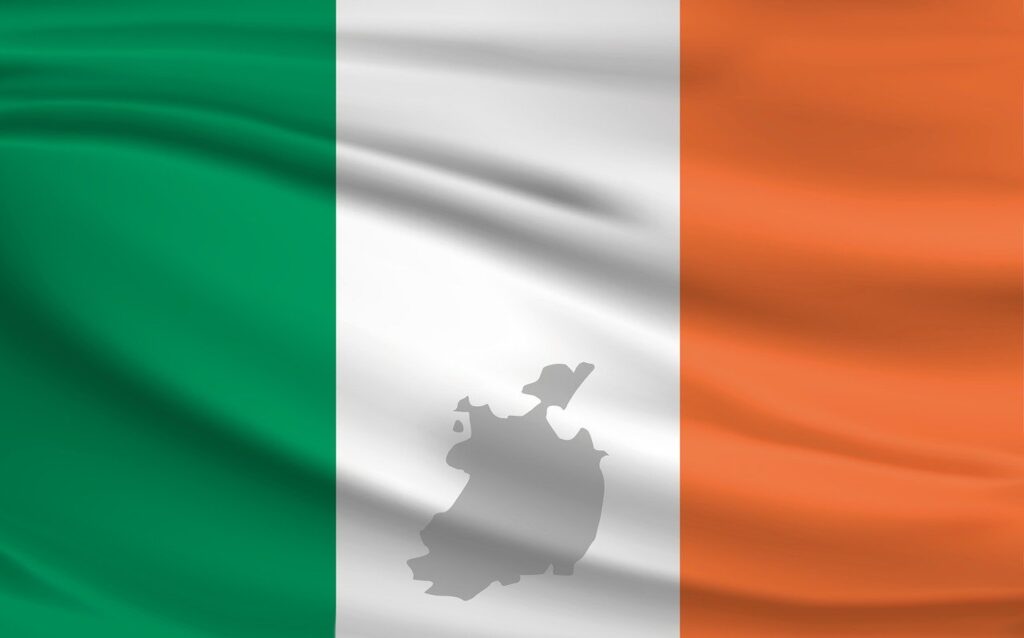 ireland, flag, banner