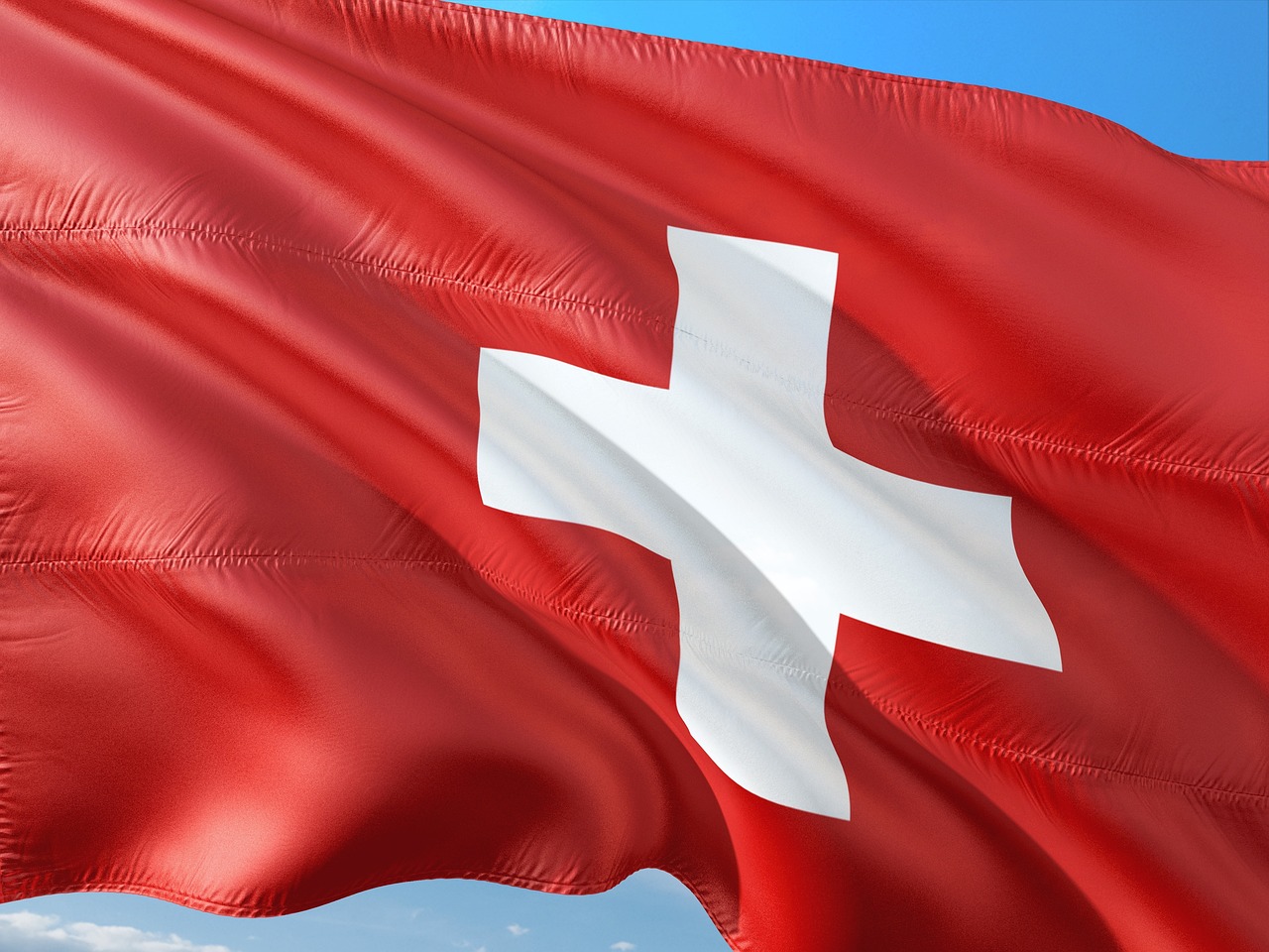 international, banner, flag, swiss, switzerland