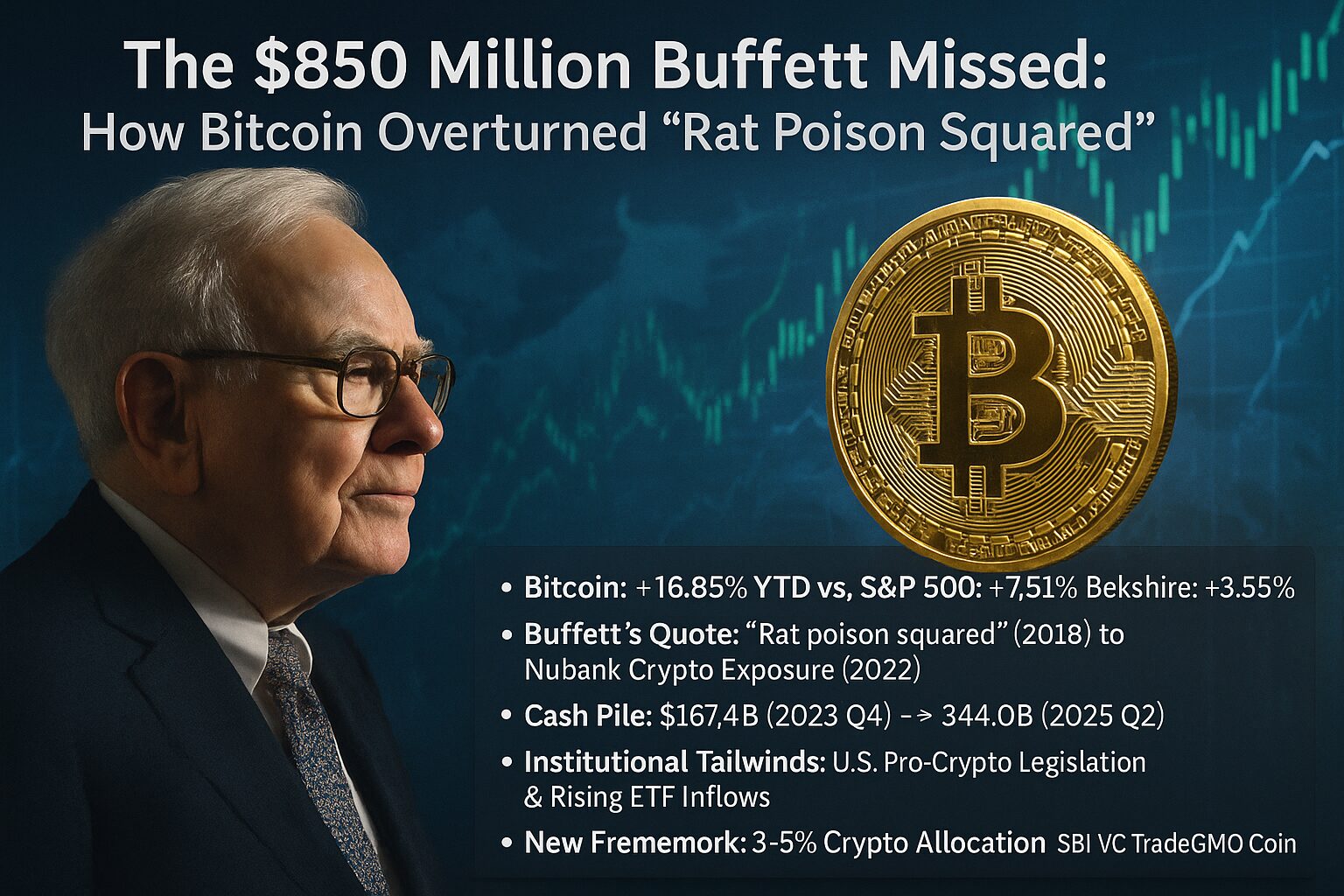 The $850 Million Buffett Missed: How Bitcoin Overturned “Rat Poison  Squared” - Dzilla Pte. Ltd. - dzilla Wallet, Calculator, Media