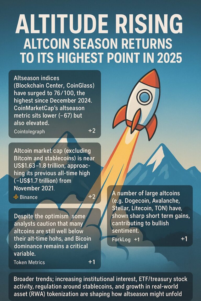 Altseason Accelerates: Indicators at 2025 Highs, Altcoin Market Nears ...