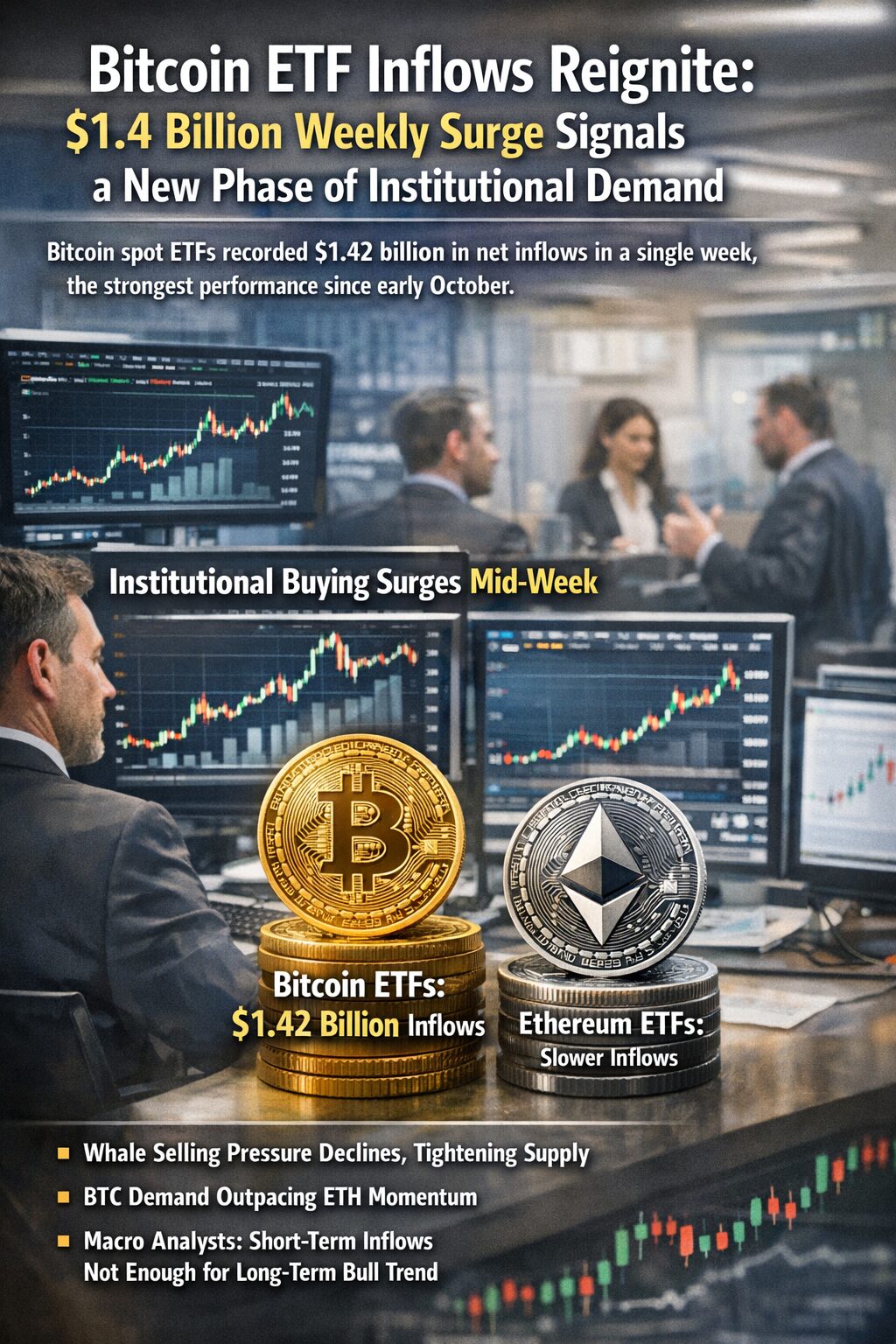 Bitcoin ETF Inflows Reignite: $1.4 Billion Weekly Surge Signals a New Phase  of Institutional Demand - Dzilla Pte. Ltd. - dzilla Wallet, Calculator,  Media