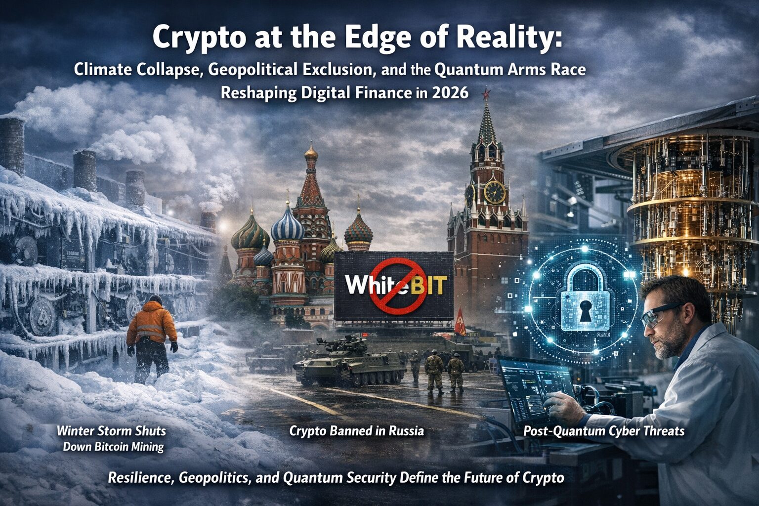 Crypto at the Edge of Reality: Climate Collapse, Geopolitical Exclusion,  and the Quantum Arms Race Reshaping Digital Finance in 2026 - Dzilla Pte.  Ltd. - dzilla Wallet, Calculator, Media