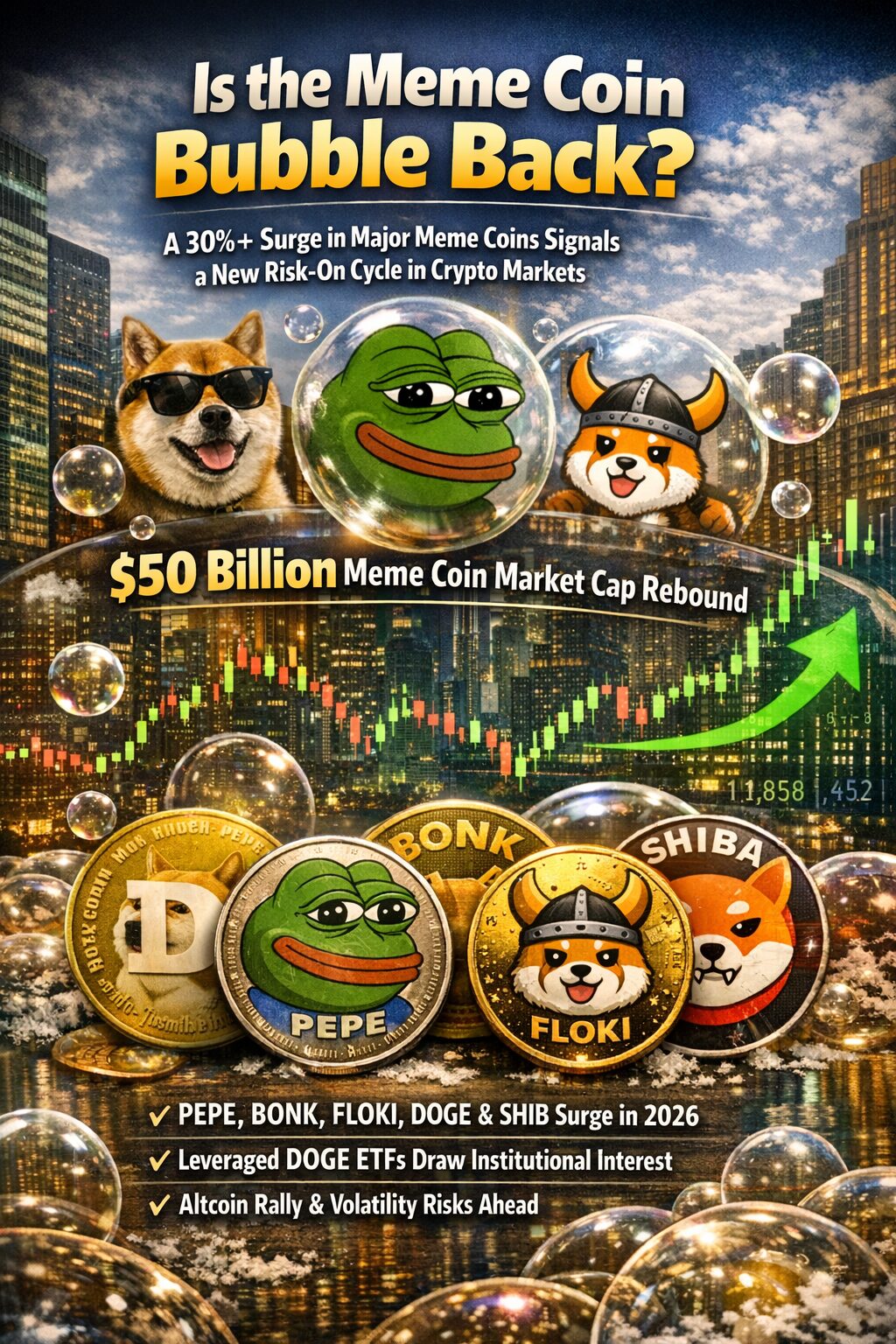 Coin Ridge Meme Is the Meme Coin Bubble Back ? A 30%+ Surge in Major Meme Coins Signals ...