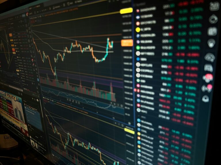 a computer screen with a bunch of data on it market data