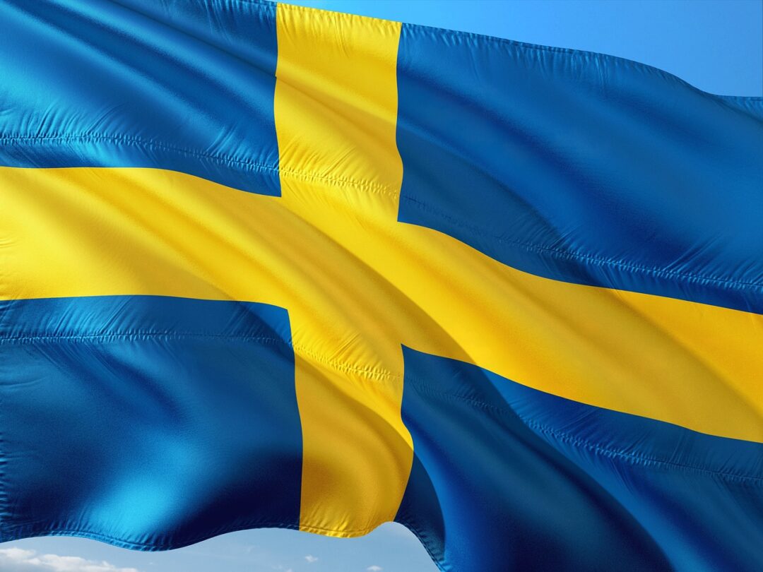 international, banner, flag, sweden